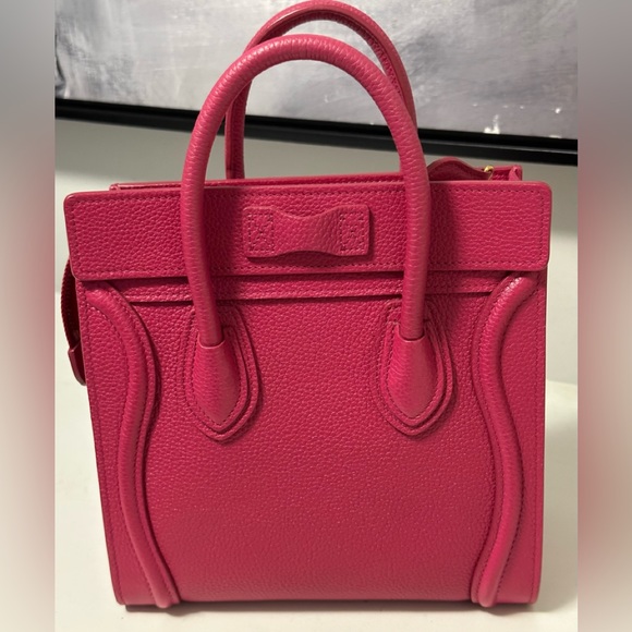 Celine Nano Luggage Bag- neon pink - Picture 4 of 12